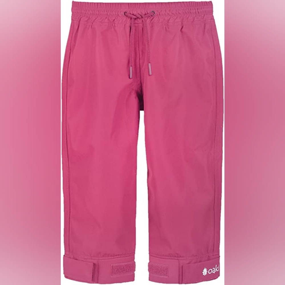 Oaki Children's Rain Pants - hot pink size 2T